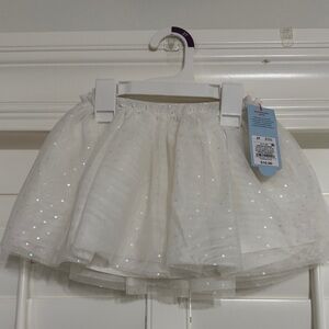 Cat & Jack White Sparkle Tulle Skirt
